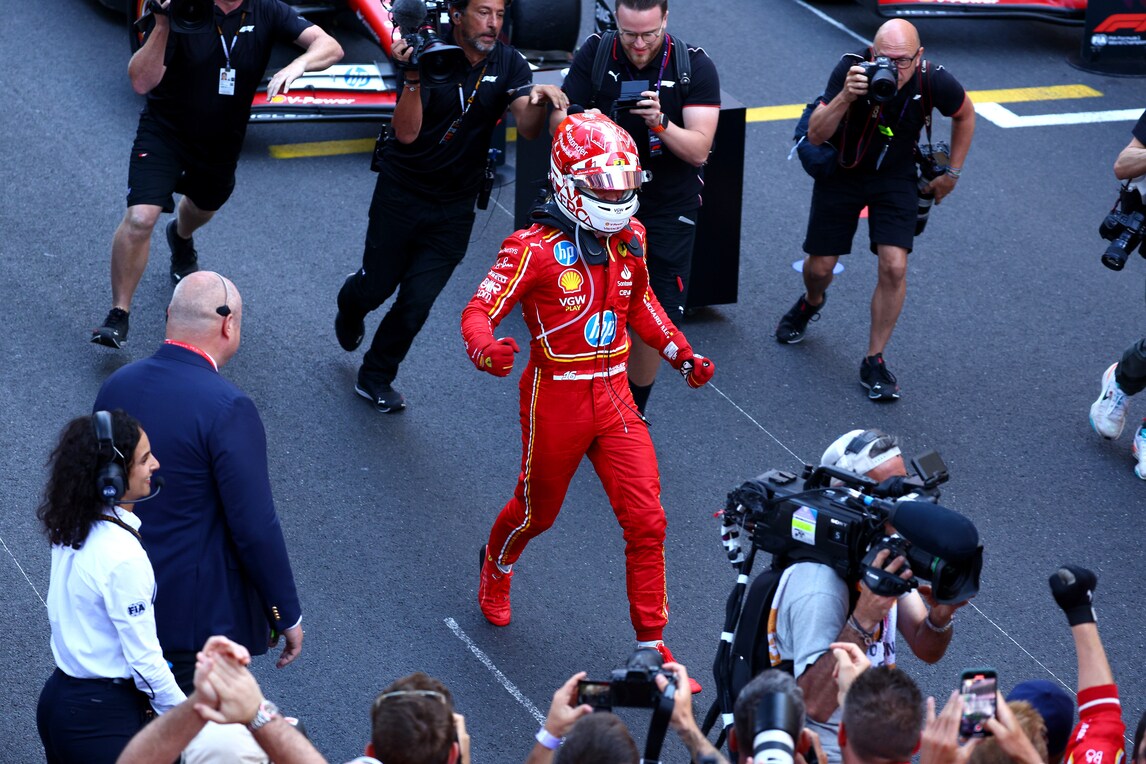 Ferrari, il trionfo di Leclerc nel GP di Monaco