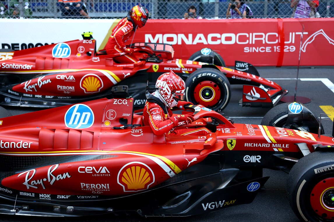 Ferrari, il trionfo di Leclerc nel GP di Monaco