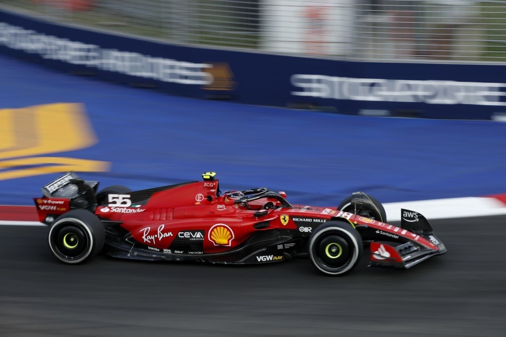 GP Singapore, FP1: Ferrari al top, poi Verstappen