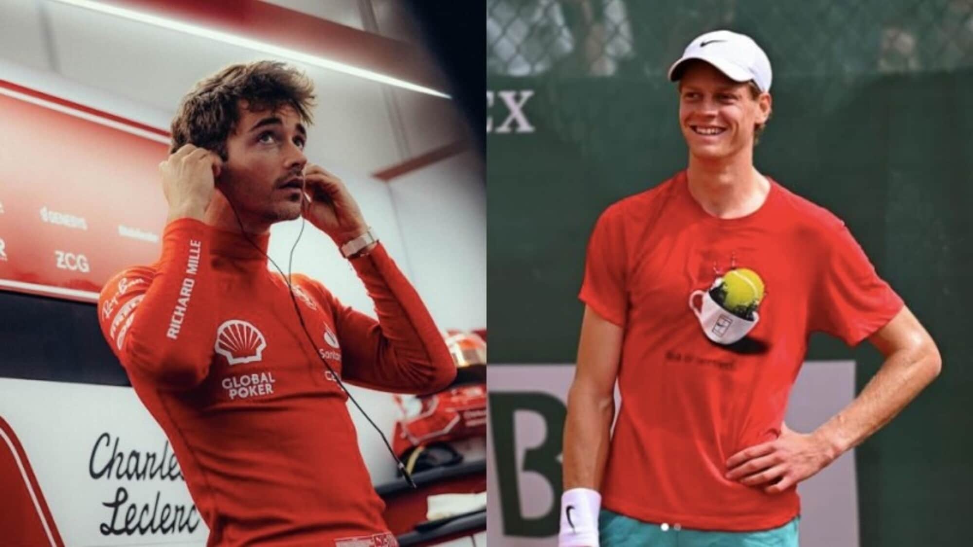 Sinner e la promessa fatta a Leclerc: quei messaggi su tennis e Ferrari...