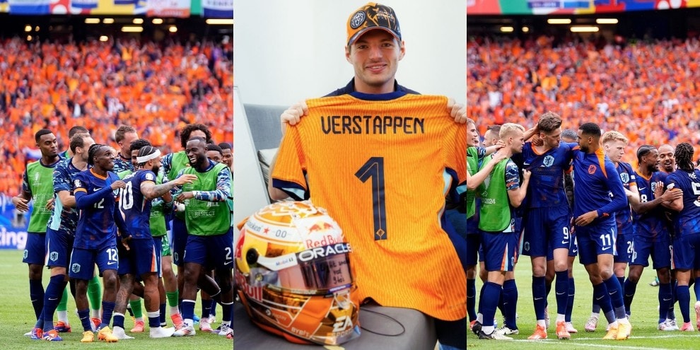 Verstappen tifoso speciale ad Euro 2024: è il numero 1 anche per l'Olanda!
