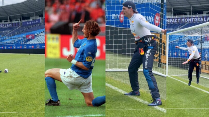 Perez imita Totti: il cucchiaio a Verstappen è tutto da ridere