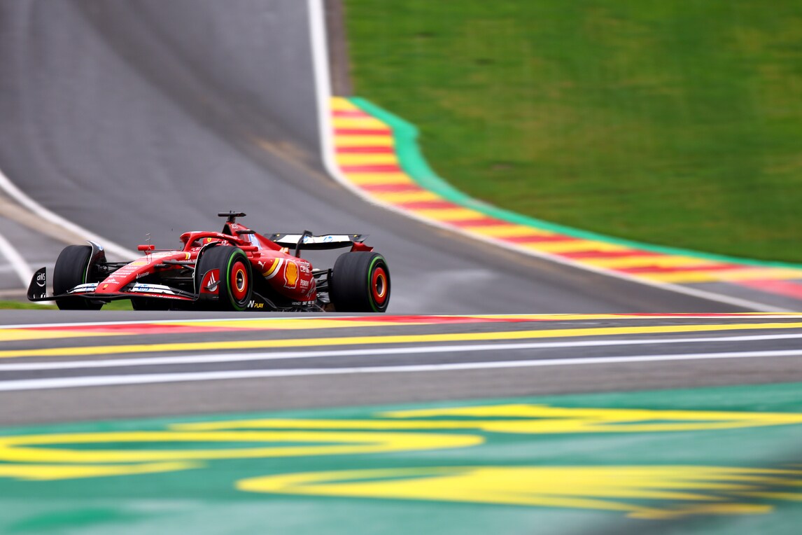 GP Belgio, le foto delle qualifiche e della pole di Leclerc