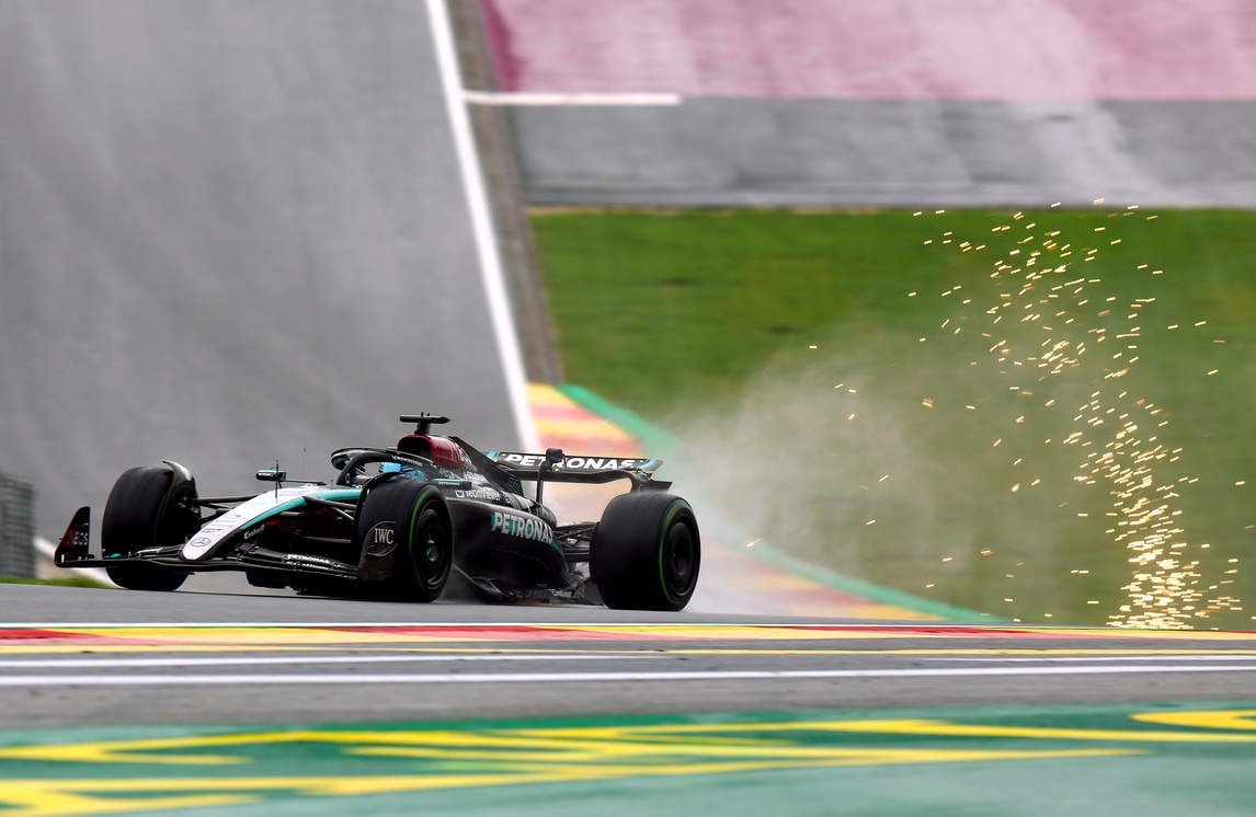GP Belgio, le foto delle qualifiche e della pole di Leclerc