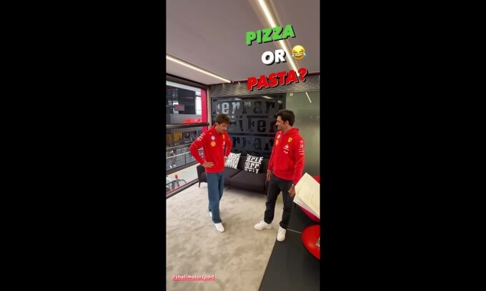 Leclerc e Sainz tra pasta, pizza e macchinine: al GP Olanda c'è clima di vacanze