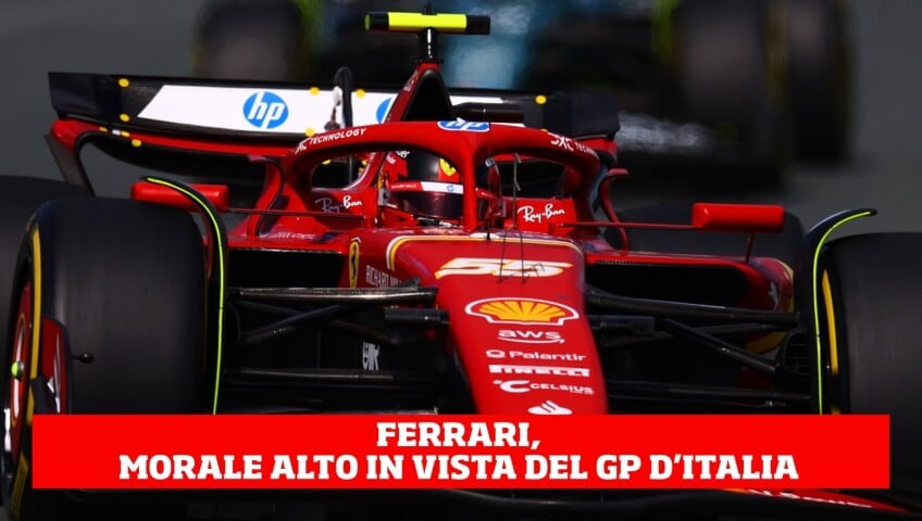 La Ferrari arriva al GP d'Italia e punta al podio