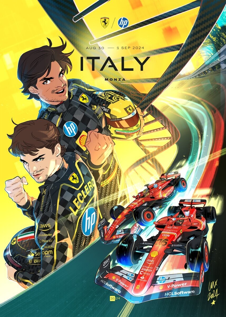 GP Monza, i team di F1 celebrano l'Italia