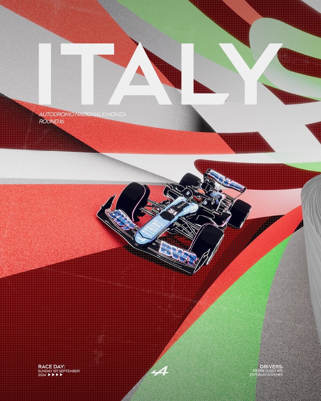 GP Monza, i team di F1 celebrano l'Italia