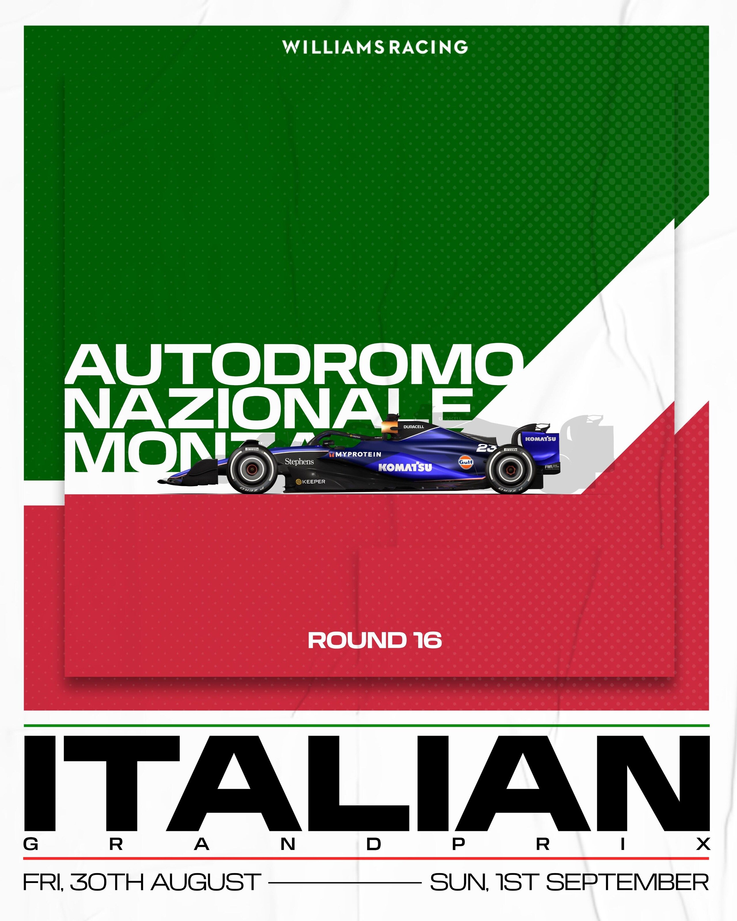 GP Monza, i team di F1 celebrano l'Italia
