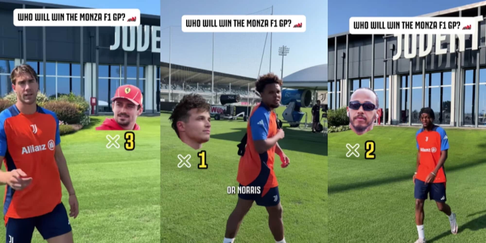 Da Vlahovic a Douglas Luiz: la profezia della Juve per il GP di Monza