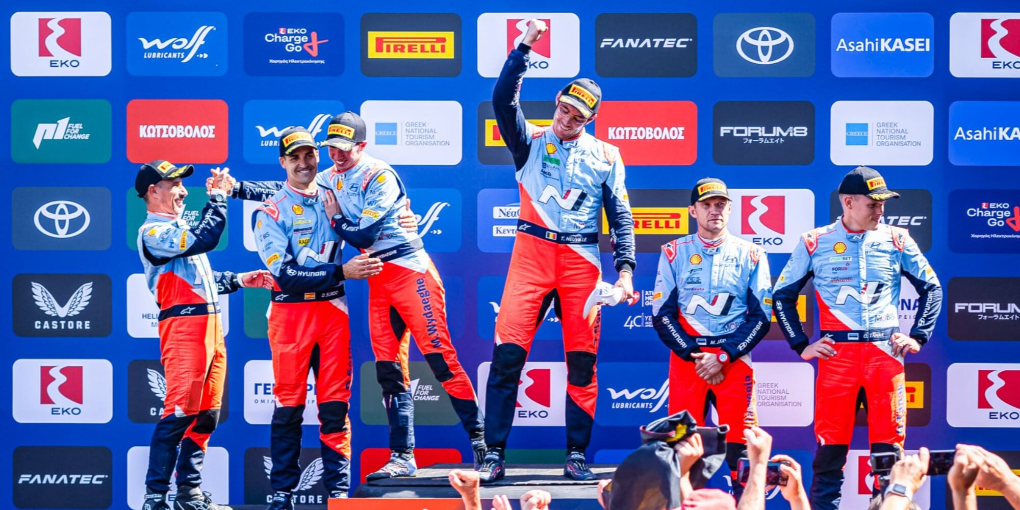 WRC Rally Grecia, tripletta Hyundai all'Acropolis