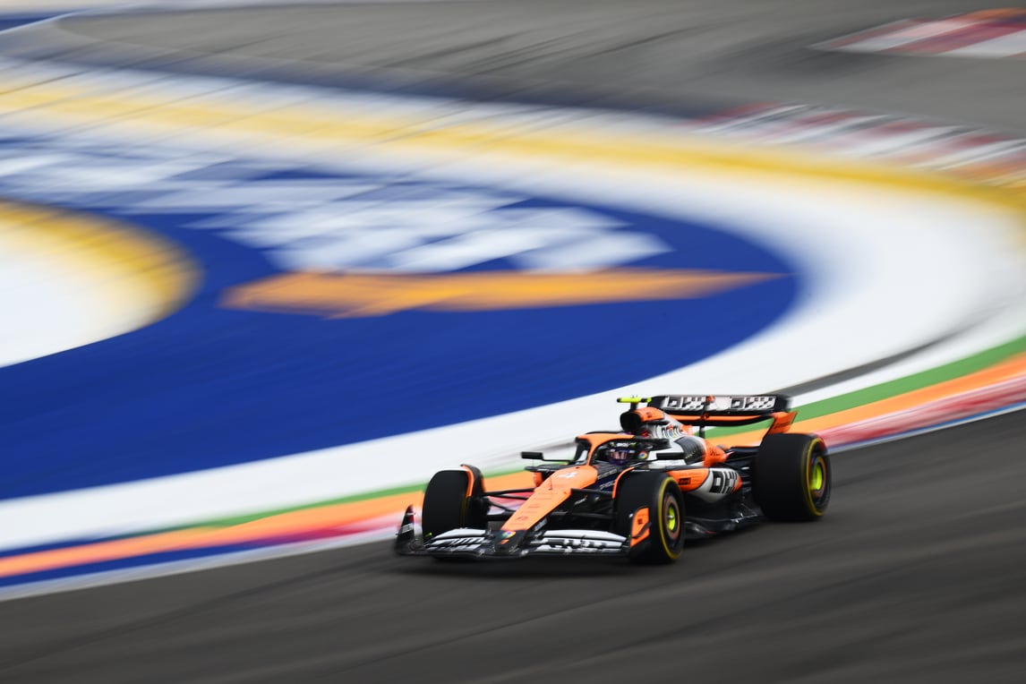 GP Singapore, FP3: Norris prenota la pole, Ferrari ad 1"