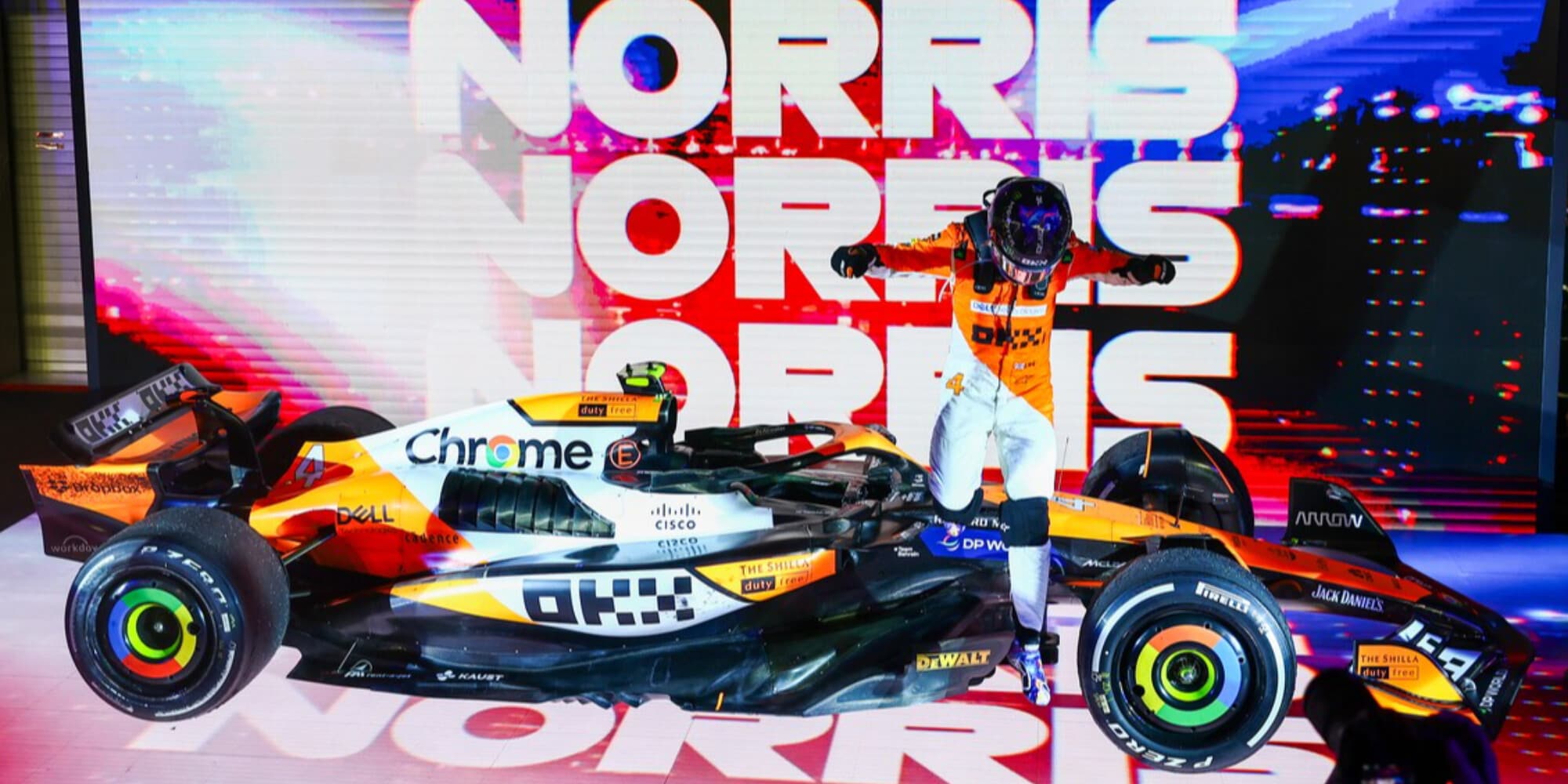 Norris sbanca Singapore e beffa Verstappen. Delusione Ferrari: Leclerc 5° e Sainz 7°