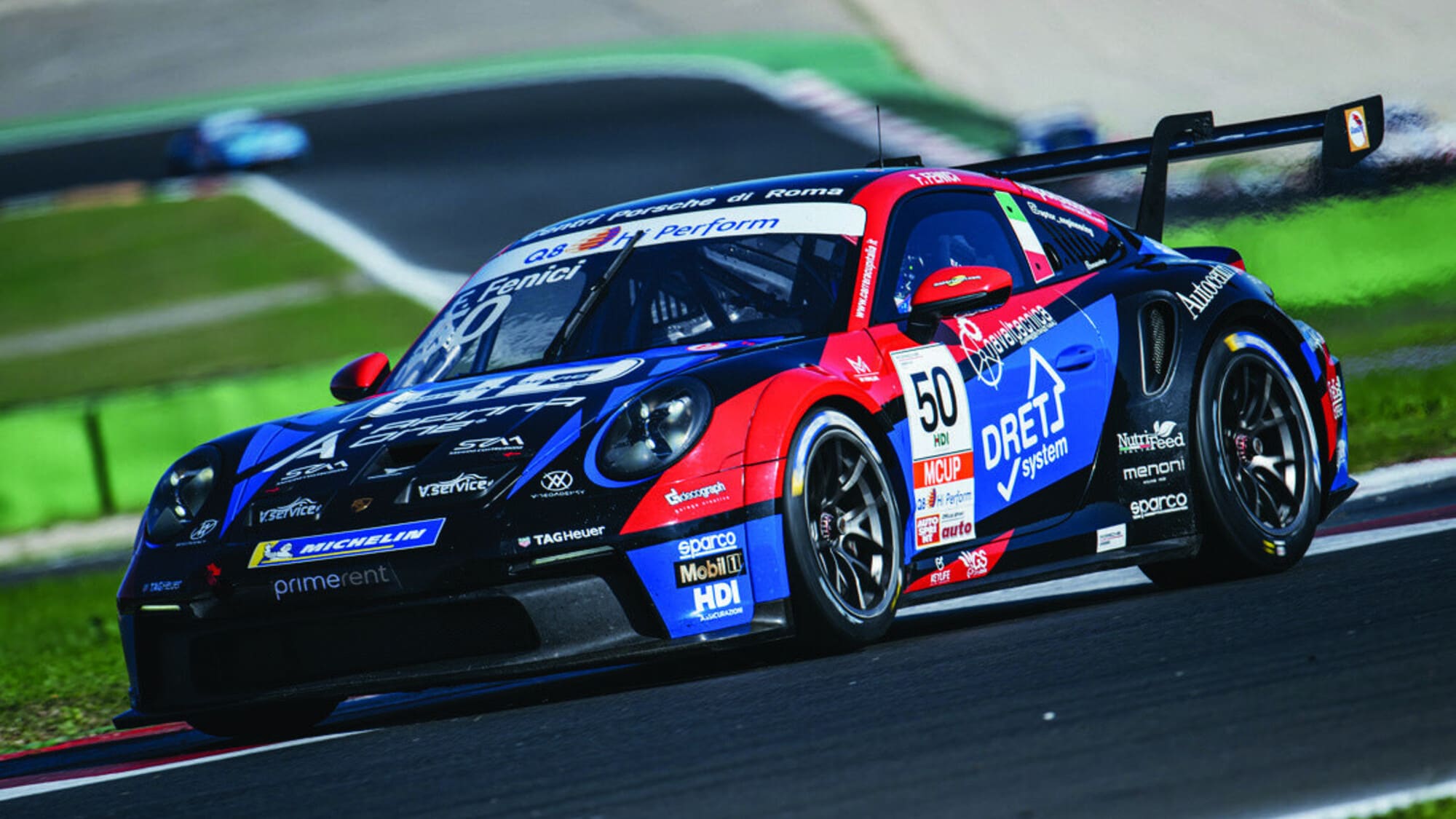 Carrera Cup: a Vallelunga vincono gli stranieri, Fenici allunga in Michelin Cup