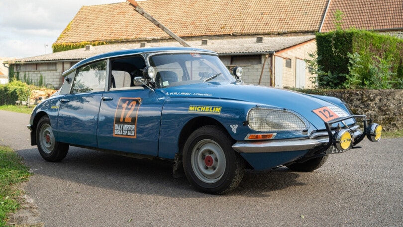 L'unica Citroën DS del Rally Londra-Città del Messico del 1970 è all'asta