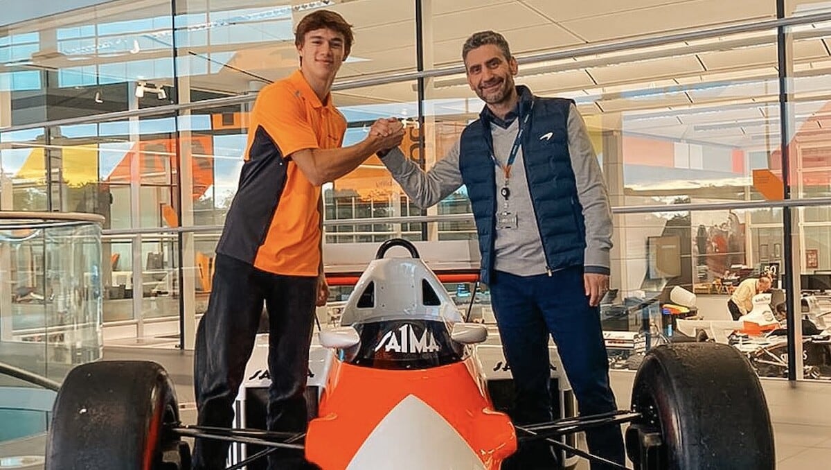 McLaren, Brando Badoer entra nel programma giovani piloti