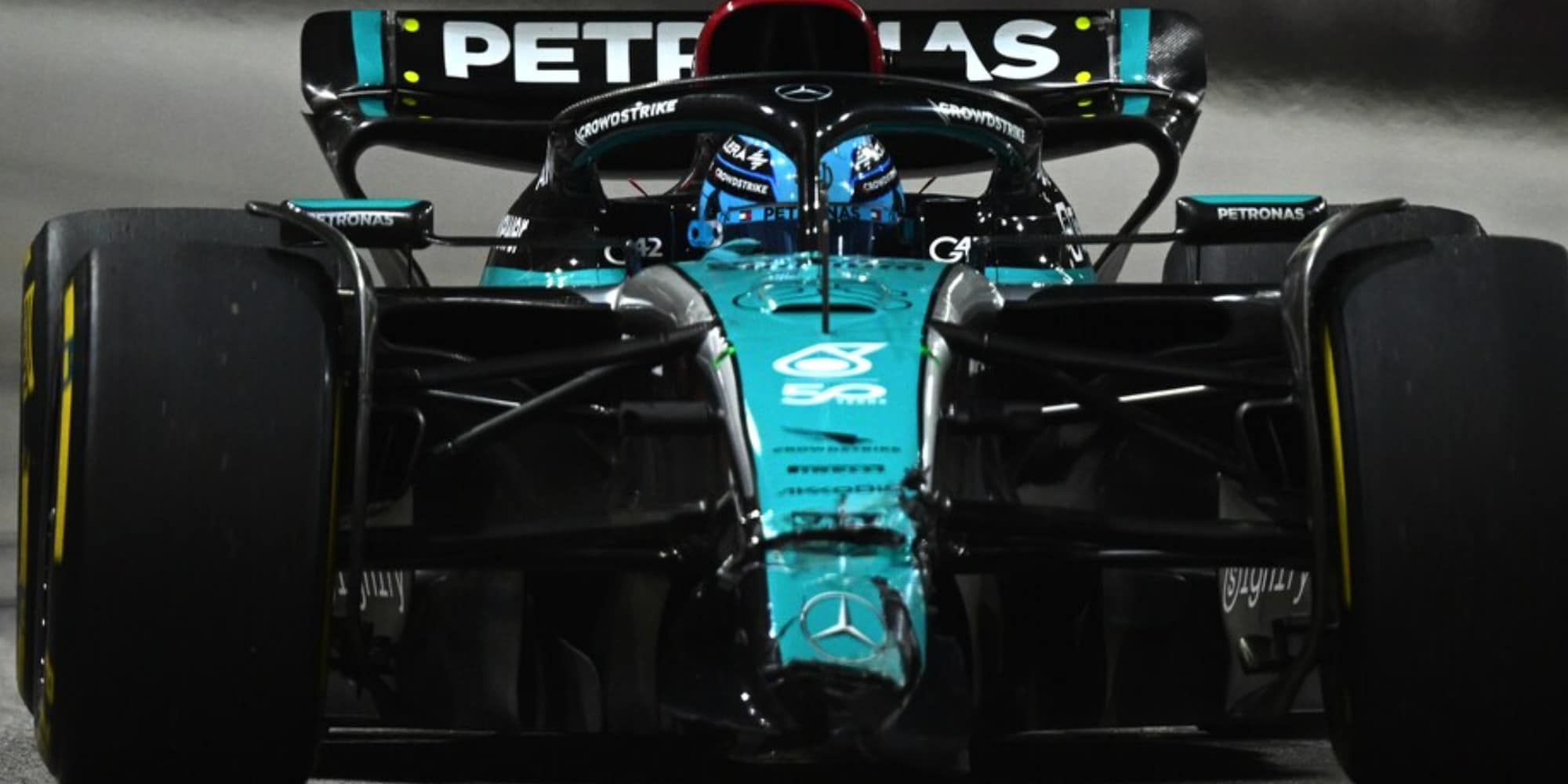 GP Messico: Russell è un fulmine nelle libere1, Sainz 2°. Incidente per Bearman