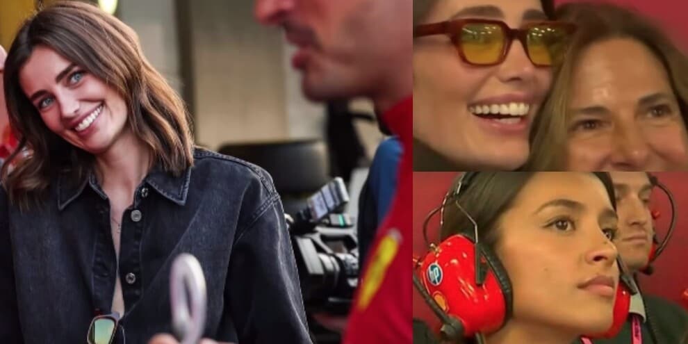Rebecca piange di gioia e Alexandra è distrutta: la reazione delle fidanzate di Sainz e Leclerc nel Messico