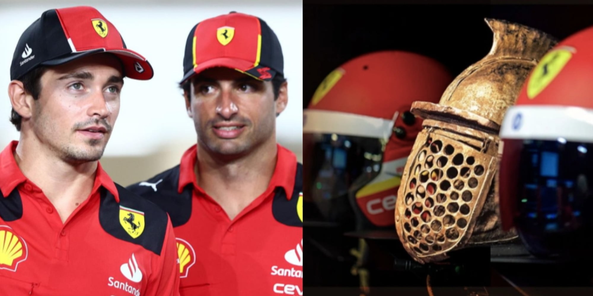 Leclerc e Sainz diventano "Il Gladiatore": la Ferrari sbarca al cinema