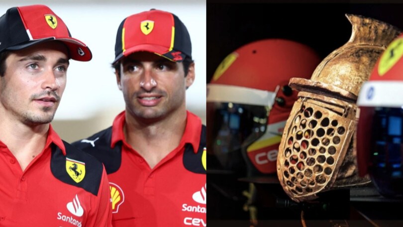 Leclerc e Sainz diventano "Il Gladiatore": la Ferrari sbarca al cinema