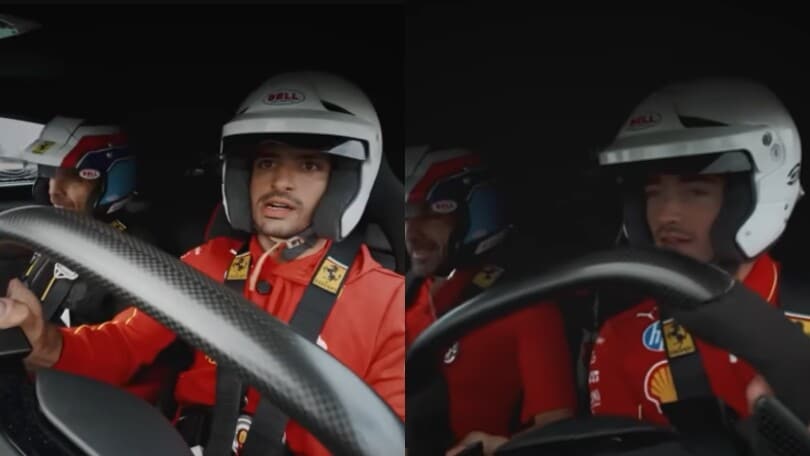 Sainz e Leclerc senza parole al volante della Ferrari F80
