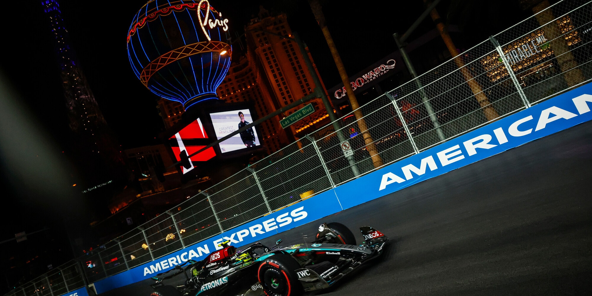 GP Las Vegas, le Mercedes brillano nelle prove libere 1