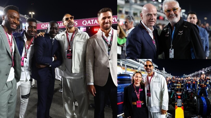 Da Djokovic a Matuidi, fino a Infantino: quanti vip per il GP del Qatar!