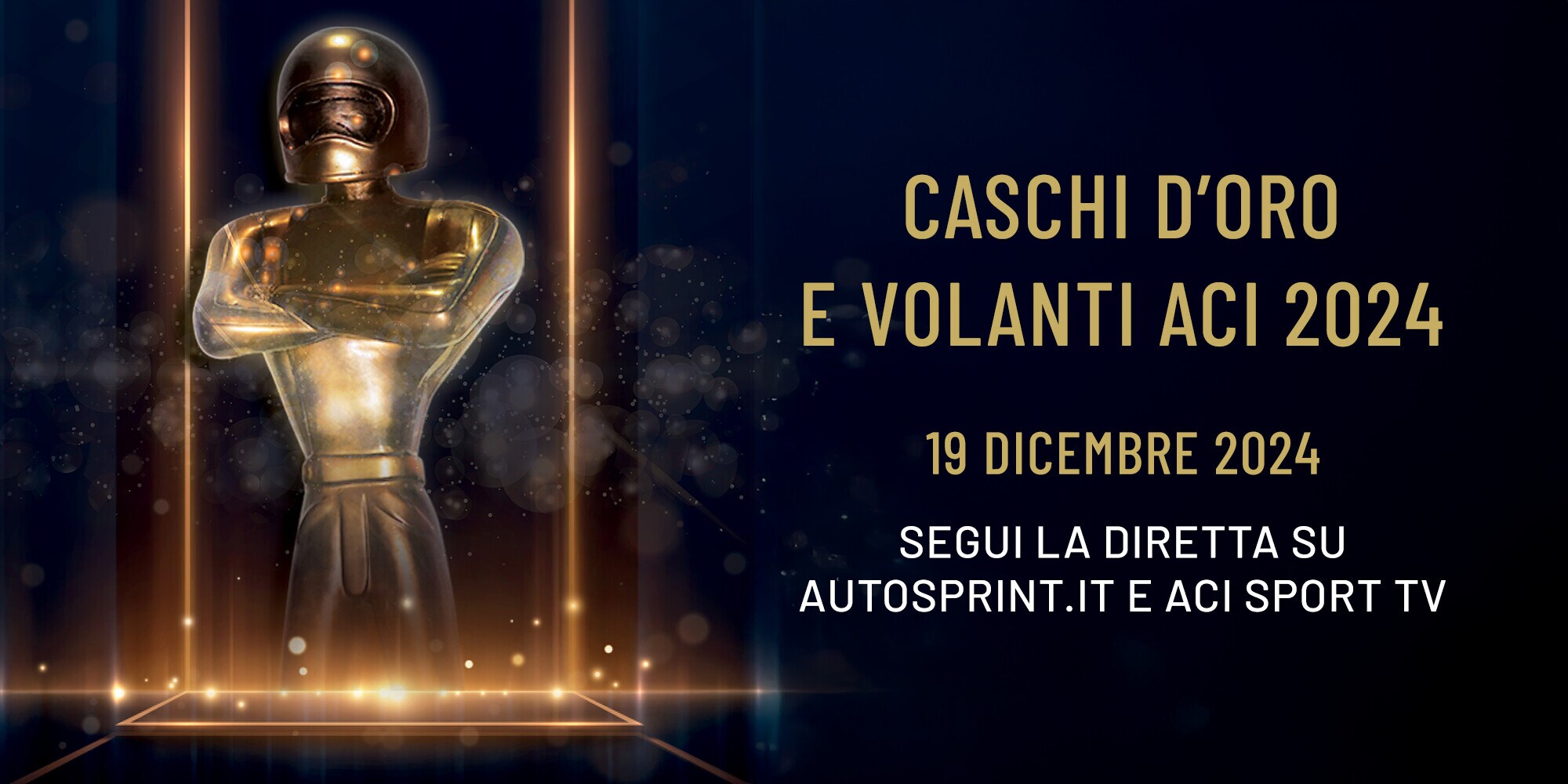 Caschi d'Oro e Volanti ACI 2024, appuntamento a Imola per gli oscar del motorsport