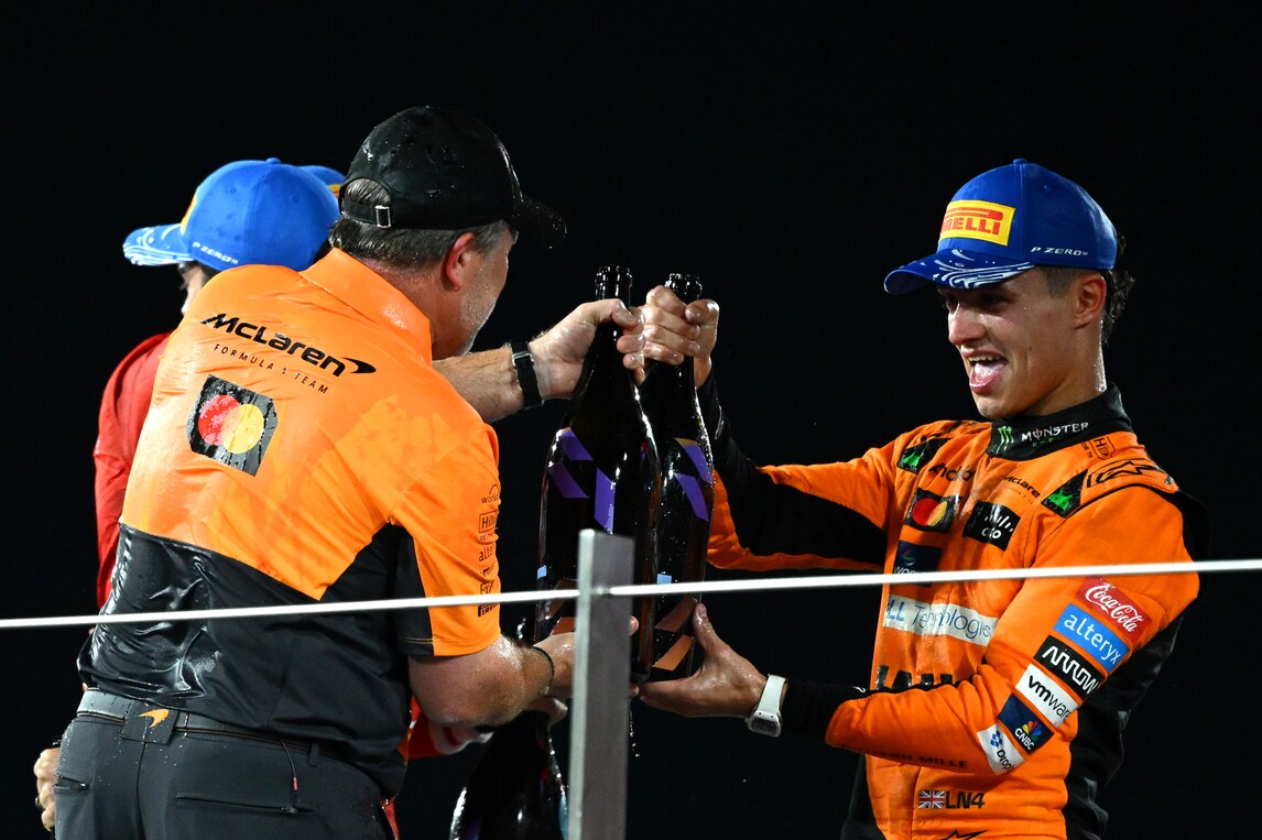 La McLaren vince il Mondiale Costruttori 2024: le foto della festa