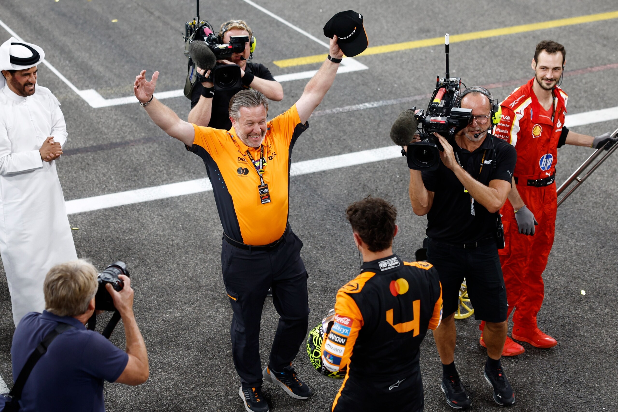 La McLaren vince il Mondiale Costruttori 2024: le foto della festa