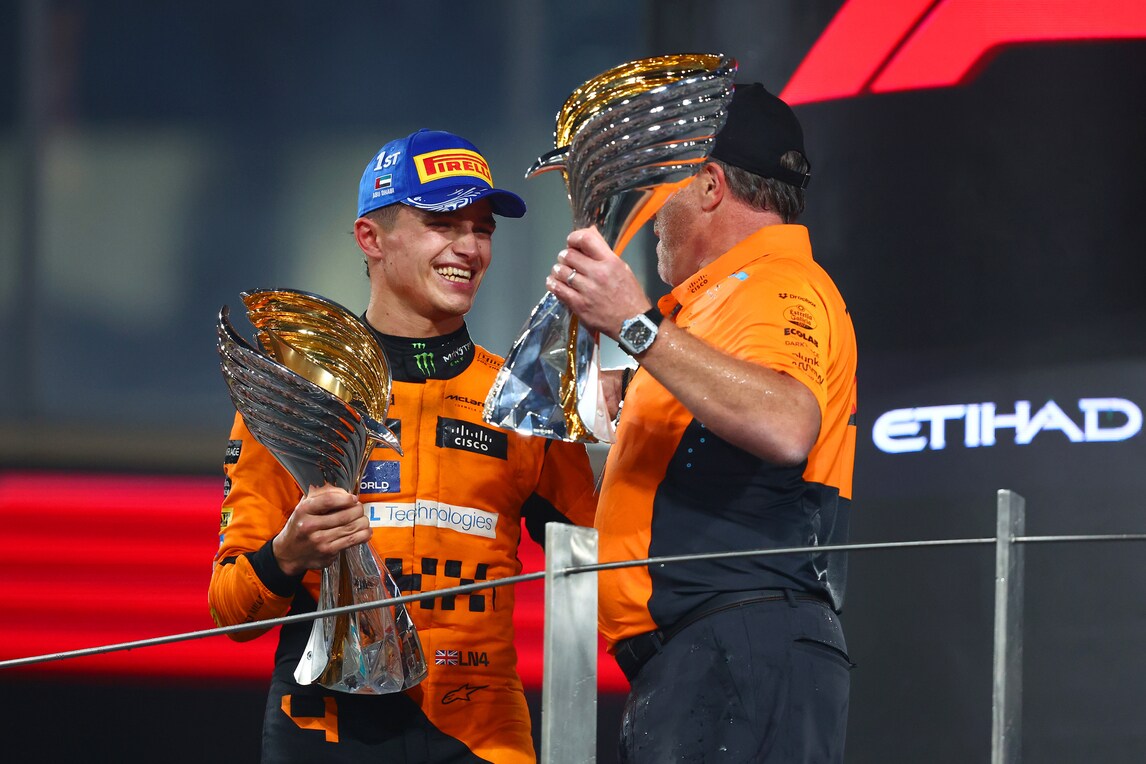 La McLaren vince il Mondiale Costruttori 2024: le foto della festa