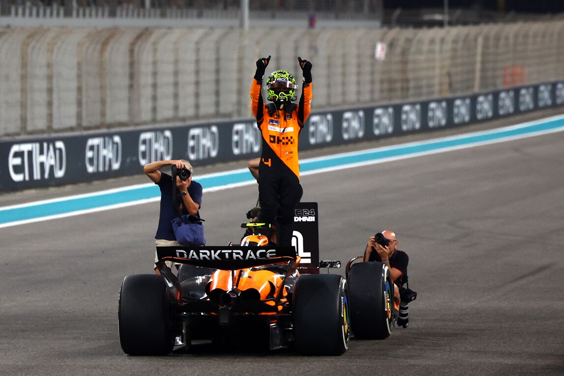 La McLaren vince il Mondiale Costruttori 2024: le foto della festa
