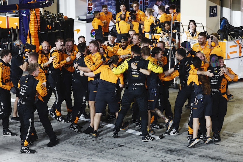 La McLaren vince il Mondiale Costruttori 2024: le foto della festa