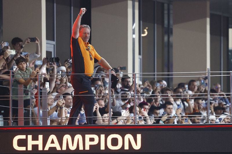 La McLaren vince il Mondiale Costruttori 2024: le foto della festa