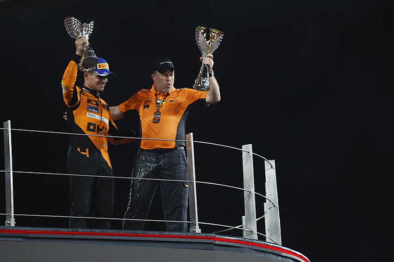 La McLaren vince il Mondiale Costruttori 2024: le foto della festa