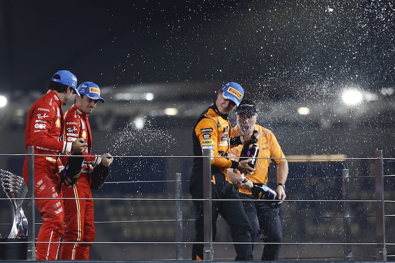 La McLaren vince il Mondiale Costruttori 2024: le foto della festa