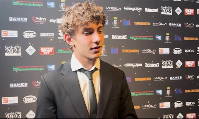 Caschi d'Oro 2024, le parole di Andrea Kimi Antonelli