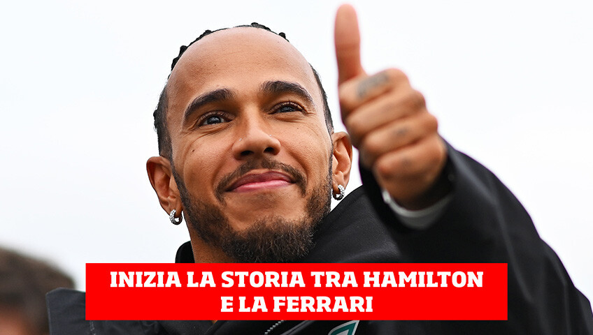 Lewis Hamilton è ufficialmente un pilota Ferrari