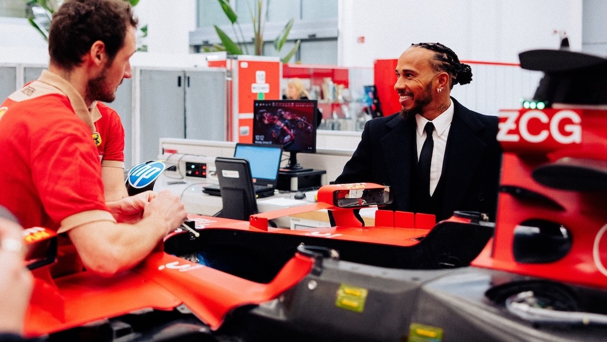 Una giornata (la prima) con Hamilton in Ferrari