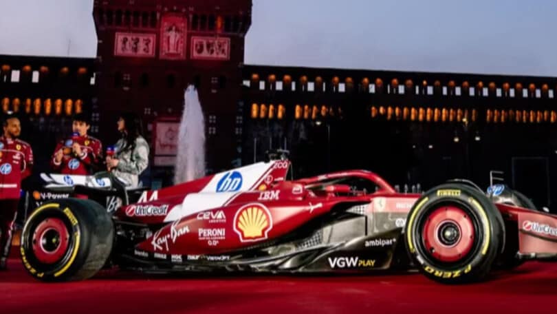 La Ferrari sfreccia a Milano: Hamilton e Leclerc infiammano la passione Rossa