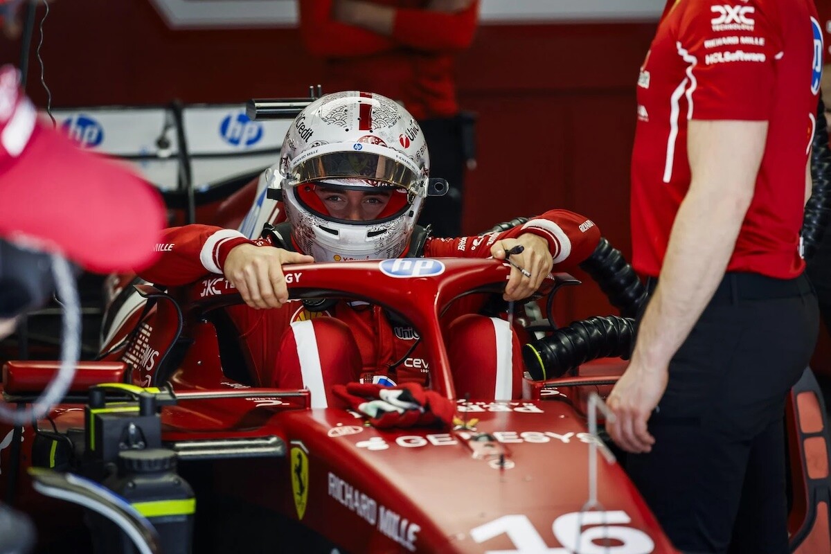 Leclerc, la Ferrari vale di più: "Senza il danno all'ala potevamo vincere"