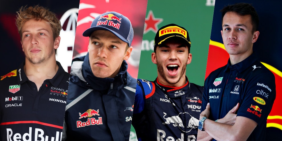 Da Kvyat a Lawson passando per Gasly e Albon: quando il sogno Red Bull dura solo poche gare