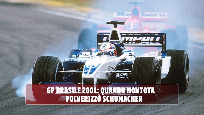 F1 GP Brasile 2001, quando Montoya mostrò i muscoli a Schumacher