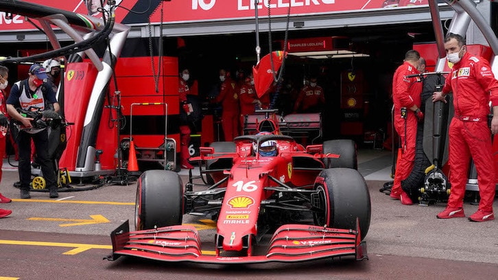 Ferrari, il mozzo ruota all'origine del ritiro di Leclerc a Monaco
