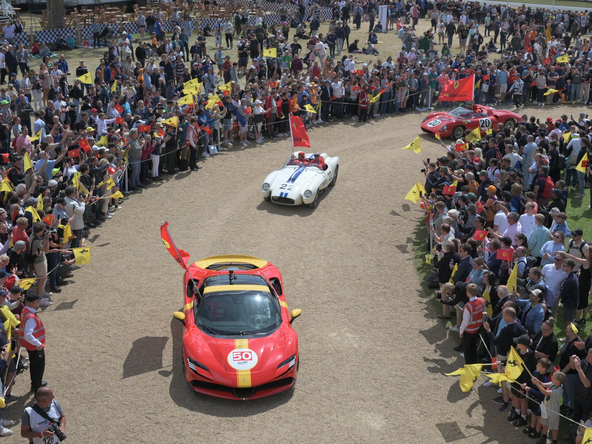 Ferrari celebra a Goodwood la vittoria di Le Mans