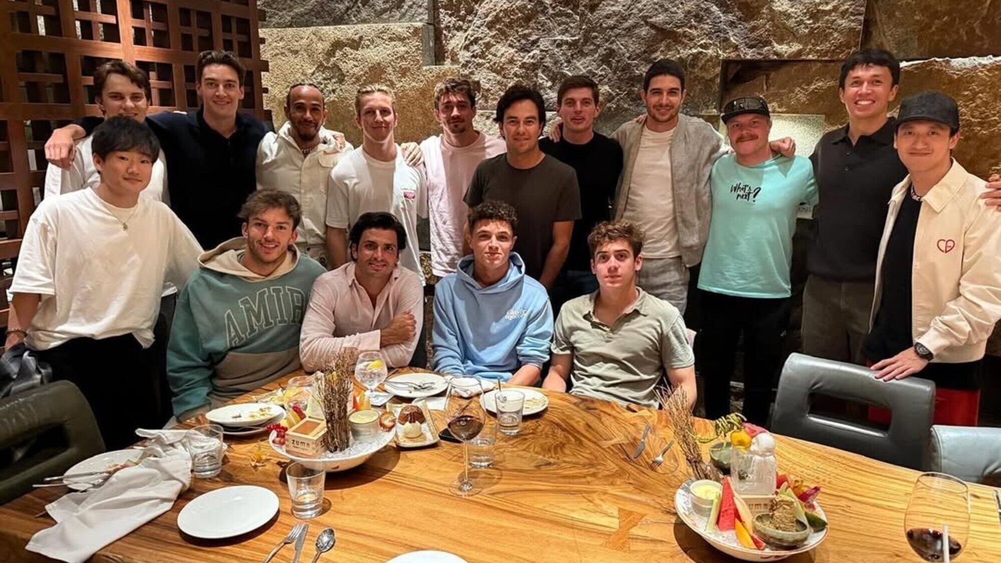 Russell e Verstappen lontanissimi alla cena tra i piloti di F1: ecco perché