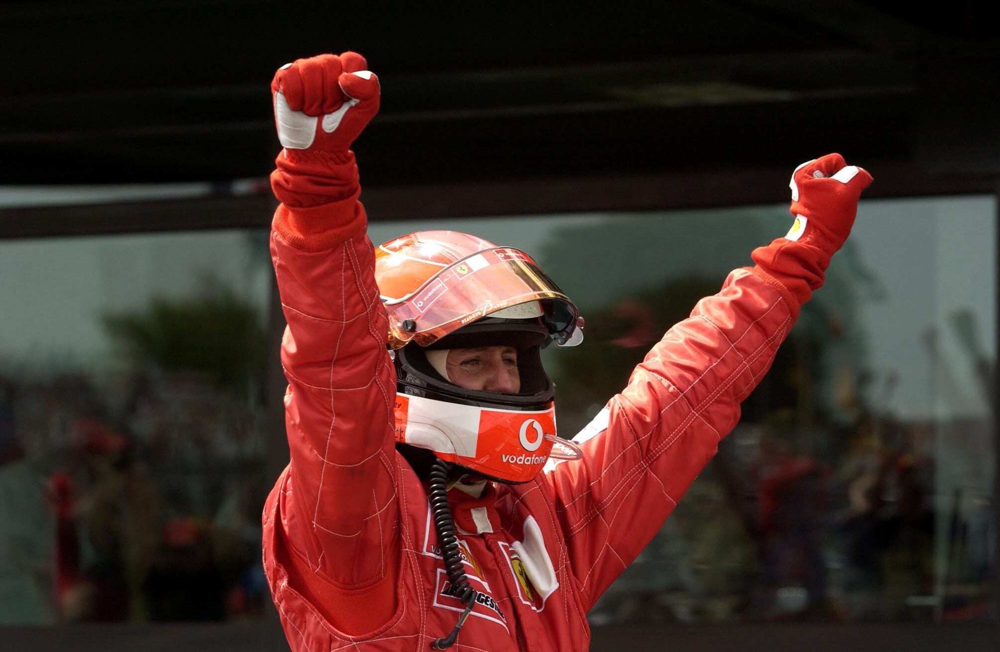 Michael Schumacher è campione del mondo 2002 con il trionfo al GP di Francia