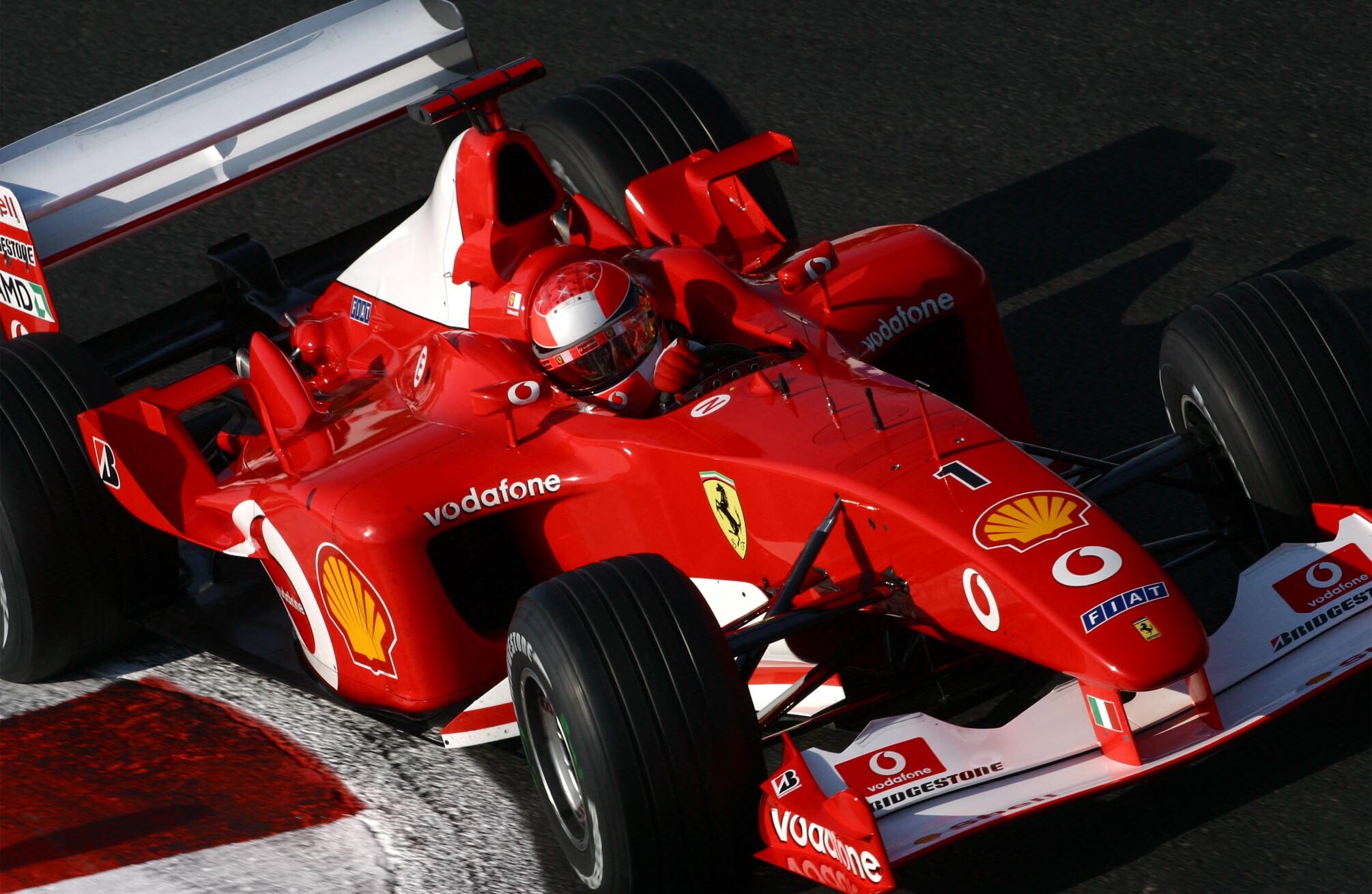 Michael Schumacher è campione del mondo 2002 con il trionfo al GP di Francia