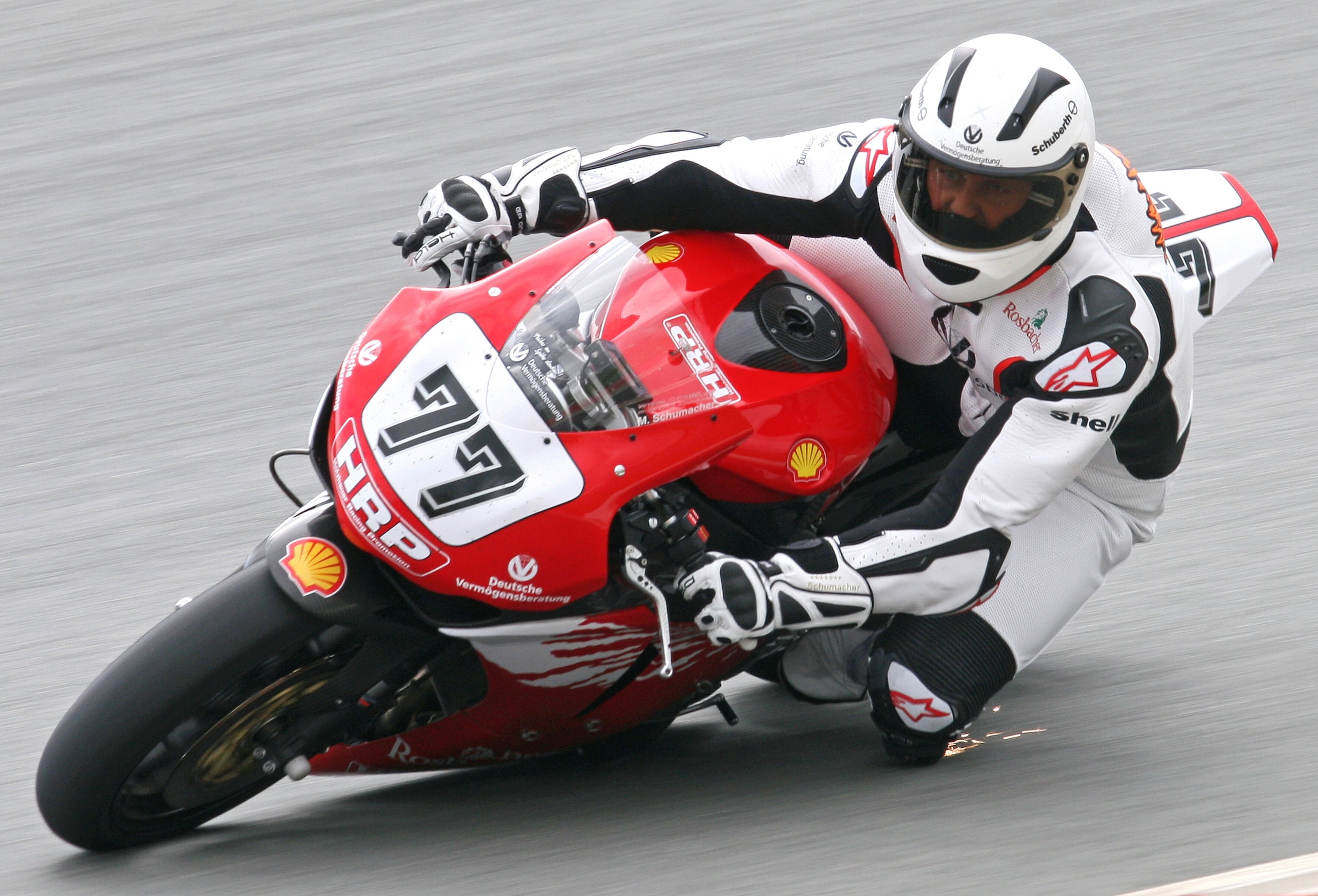Quando Schumi provò la Superbike: la sua Honda all’asta vola oltre i 60.000€