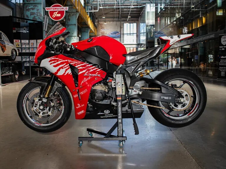 Quando Schumi provò la Superbike: la sua Honda all’asta vola oltre i 60.000€